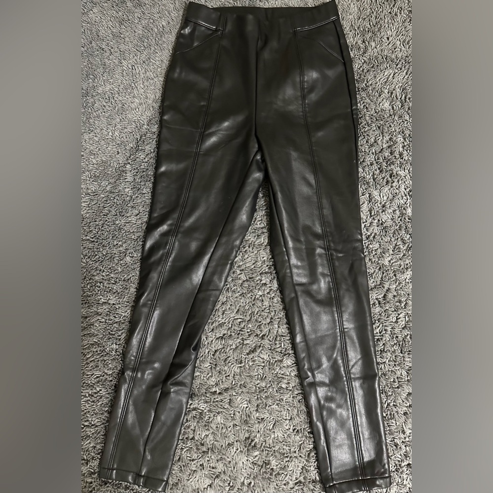 Black Leather Pants